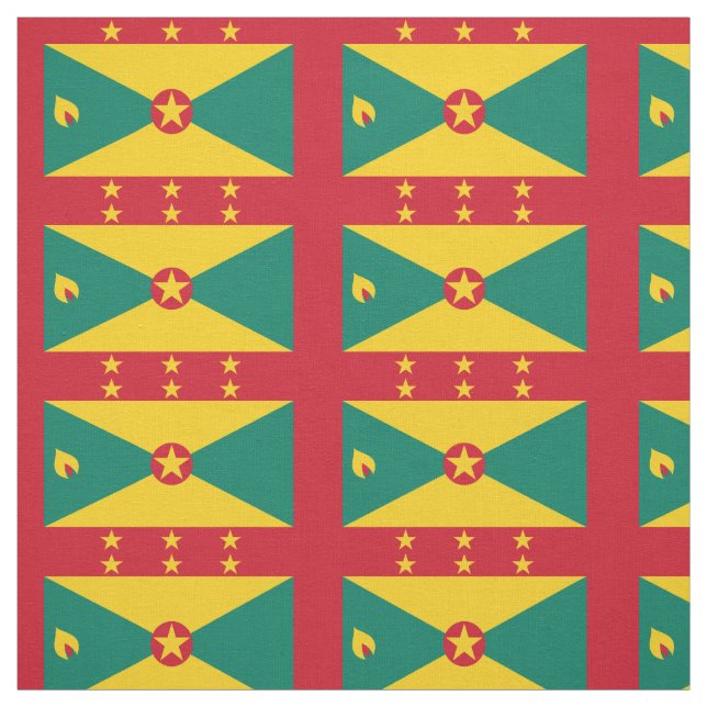 Tissu Drapeau de la Grenade (Échantillon)