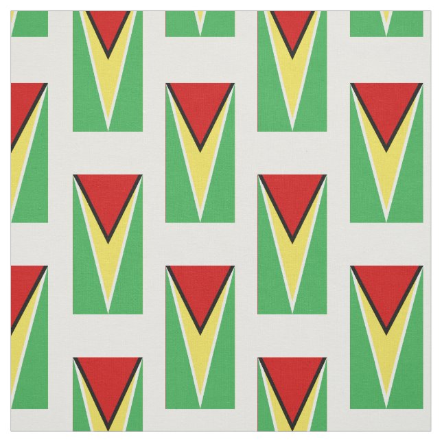 Tissu Drapeau de la Guyane (Échantillon)