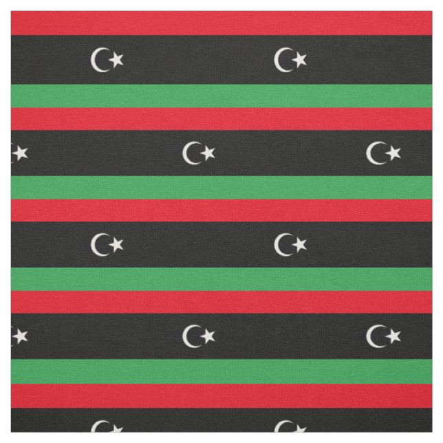 Tissu Drapeau de la Libye (Échantillon)