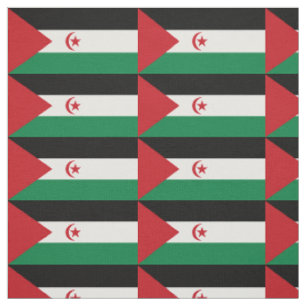 Tissu Drapeau de la République arabe sahraouie démocrati