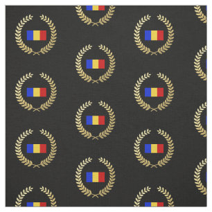 Tissu Drapeau de la Roumanie