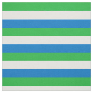 Tissu Drapeau de la Sierra Leone