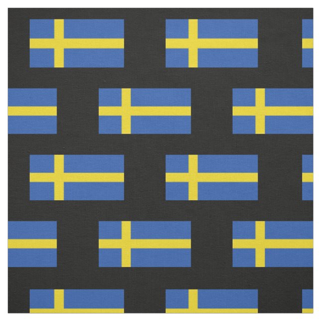 Tissu Drapeau de la Suède (Échantillon)