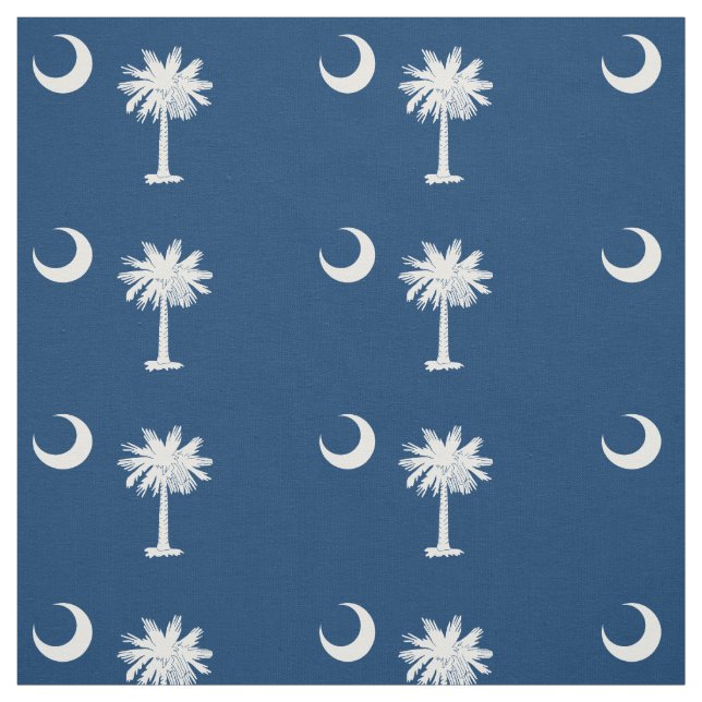 Tissu Drapeau de l'État de la Caroline du Sud (Échantillon)