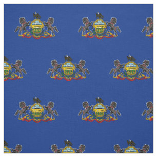 Tissu Drapeau de l'État de Pennsylvanie