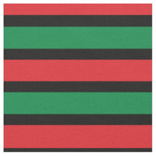 Tissu Drapeau de l'UNIA et tribande panafricaine/afro-am