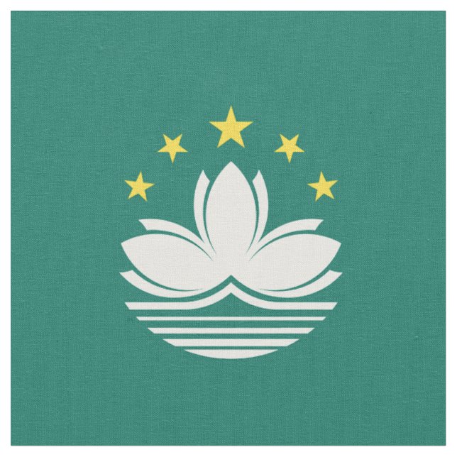 Tissu Drapeau de Macao (Fermer)