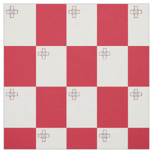 Tissu Drapeau de Malte