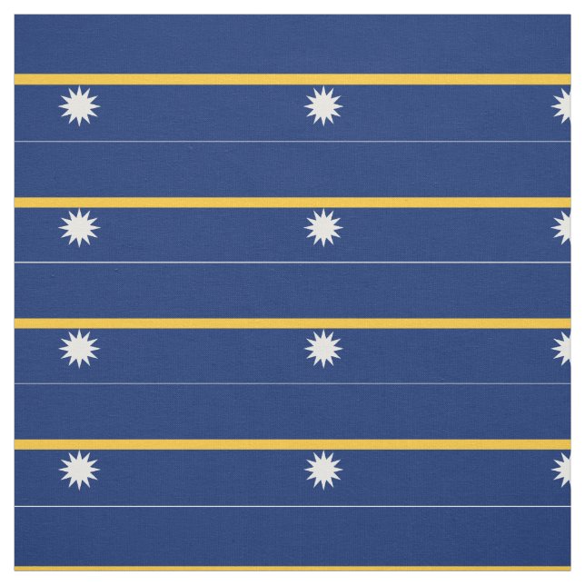 Tissu Drapeau de Nauru (Échantillon)