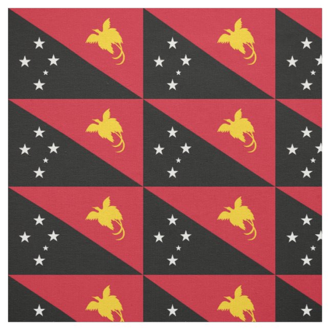 Tissu Drapeau de Papouasie-Nouvelle-Guinée (Échantillon)