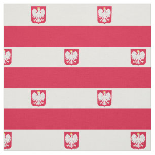 Tissu Drapeau de Pologne