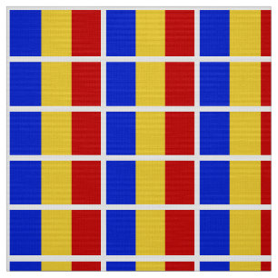 Tissu Drapeau de Roumanie