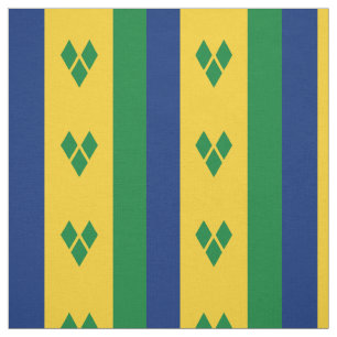 Tissu Drapeau de Saint-Vincent