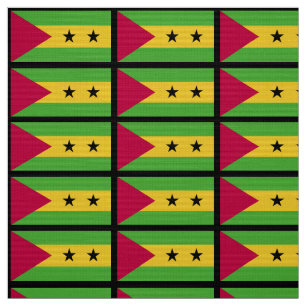 Tissu Drapeau de Sao Tomé-et-Principe