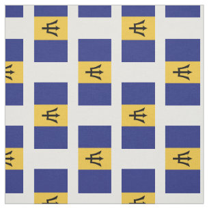 Tissu Drapeau des Barbade