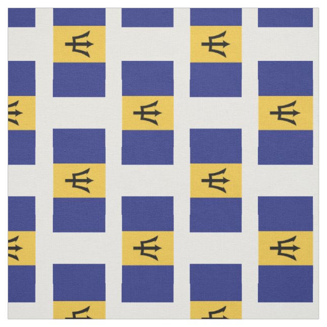 Tissu Drapeau des Barbade (Échantillon)