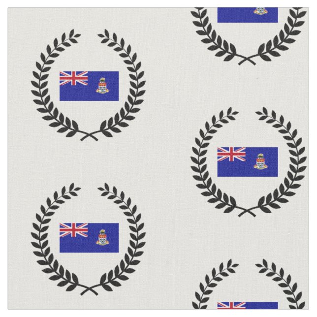 Tissu Drapeau des îles Caïmans (Fermer)