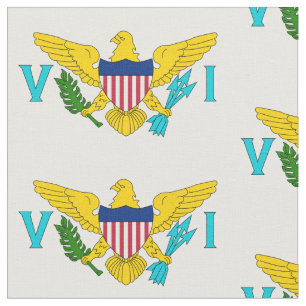 Tissu Drapeau des îles Vierges américaines