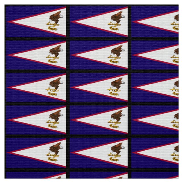 Tissu Drapeau des Samoa américaines (Échantillon)