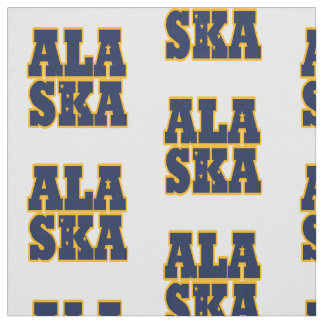 Tissu Drapeau d'état américain de l'Alaska