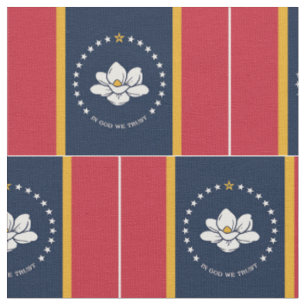 Tissu Drapeau d'État du Mississippi (nouveau en 2020)
