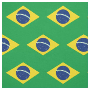 Tissu Drapeau du Brésil patriotique