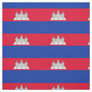 Tissu Drapeau du Cambodge patriotique