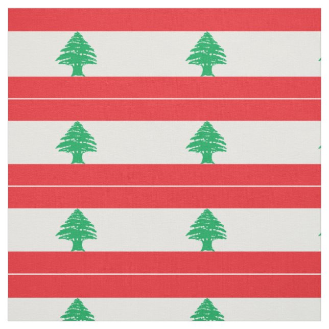 Tissu Drapeau du Liban (Échantillon)