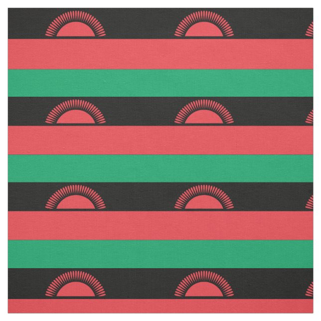 Tissu Drapeau du Malawi (Échantillon)