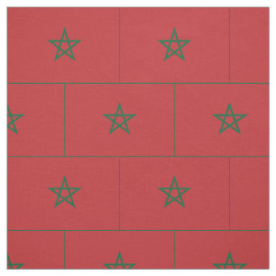 Tissu Drapeau du Maroc