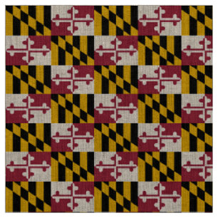 Tissu Drapeau du Maryland
