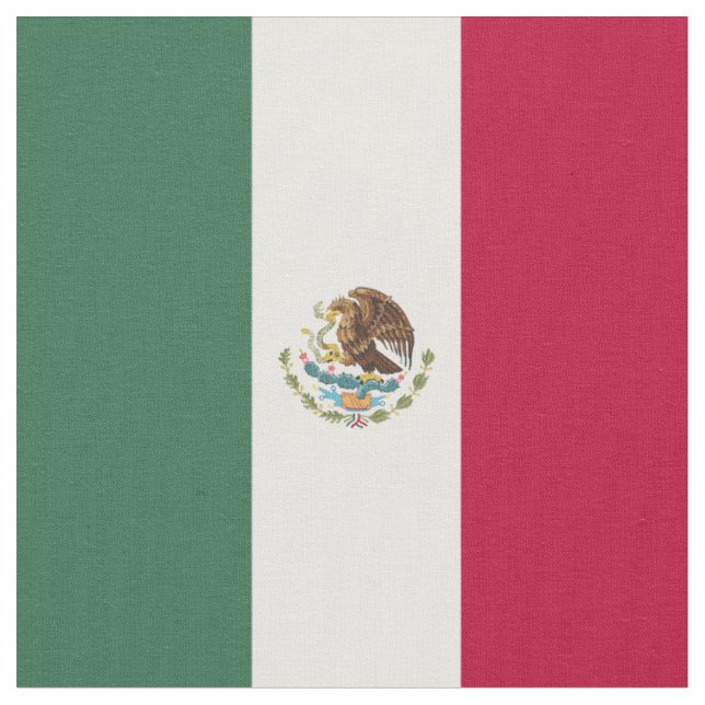 Tissu Drapeau du Mexique (Fermer)