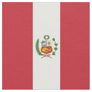 Tissu Drapeau du Pérou
