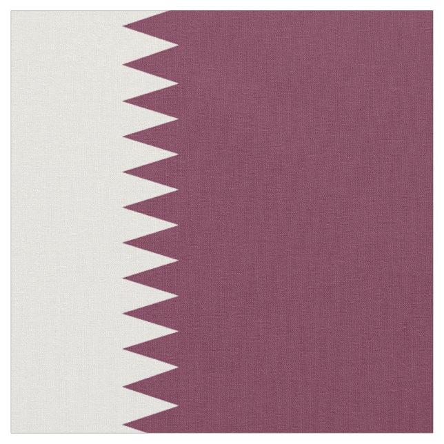 Tissu Drapeau du Qatar (Fermer)