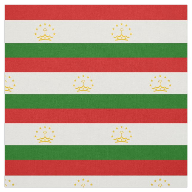 Tissu Drapeau du Tadjikistan (Échantillon)
