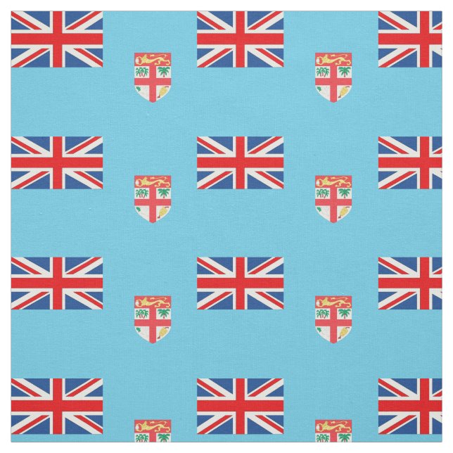 Tissu Drapeau Fidji (Échantillon)