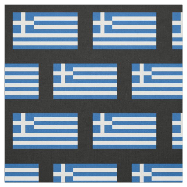 Tissu Drapeau grec (Échantillon)