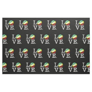 Tissu Drapeau heureux de Rasta d'amour de Rastafarian