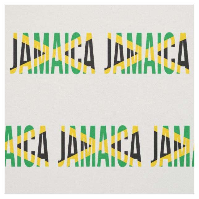 Tissu Drapeau Jamaïcain De La Fierté (Échantillon)