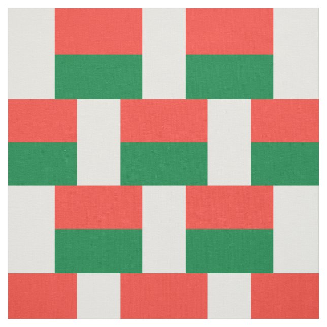 Tissu Drapeau Madagascar (Échantillon)