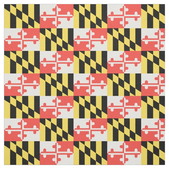Tissu Drapeau MARYLAND (Échantillon)