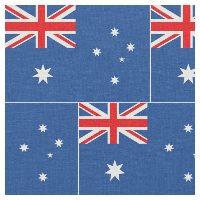 Tissu Drapeau national australien (Fermer)