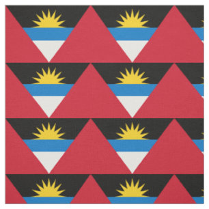 Tissu Drapeau patriotique d'Antigua-et-Barbuda