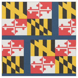 Tissu Drapeau patriotique de l'État du Maryland