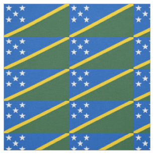Tissu Drapeau patriotique des Îles Salomon