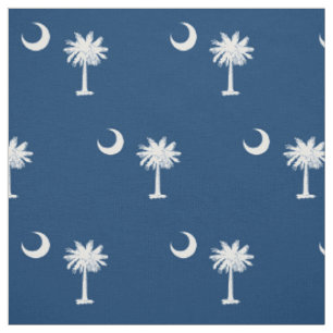 Tissu Drapeau patriotique d'état de la Caroline du Sud