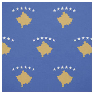 Tissu Drapeau patriotique du Kosovo