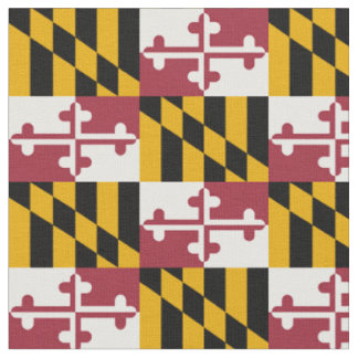 Tissu Drapeau patriotique du Maryland