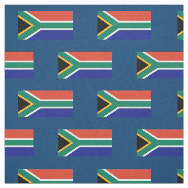 Tissu Drapeau sud-africain (Échantillon)