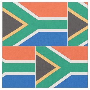 Tissu Drapeau sud-africain